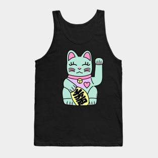 Mint maneki neko Tank Top